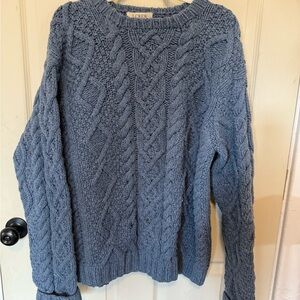 Vintage j crew 100% wool hand knit sweater
